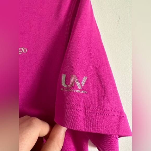 Speedo Girls Pink UV Protection Water Short Sleeve Tee Size Medium (10) EUC - Picture 4 of 6